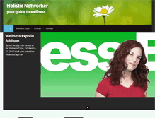 Tablet Screenshot of holisticnetworker.com